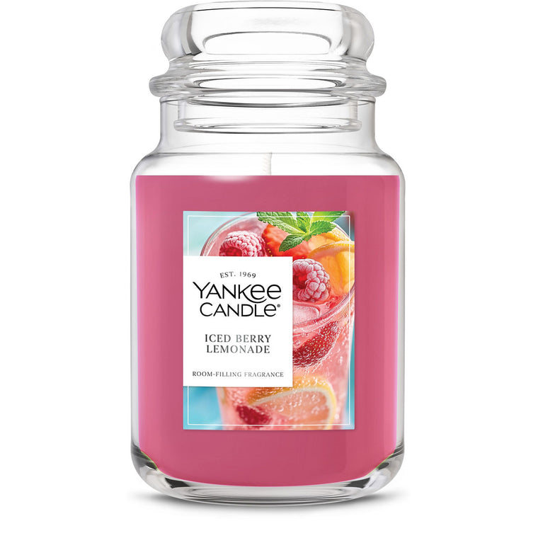 Iced Berry Lemonade Original Large Jar Candle W5