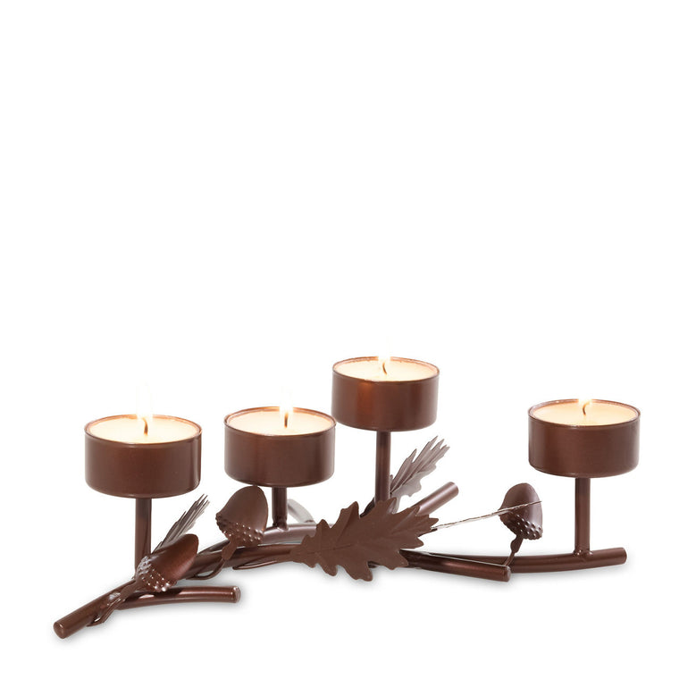 Acorn Branch Tea Light Candle Holder N2