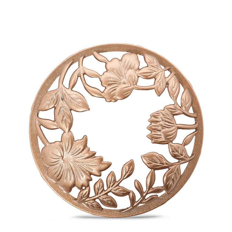 Floral Etch Illuma-Lid® Jar Candle Topper V1